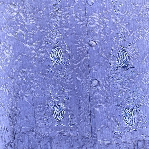 Two piece dress with embroidered jacket. - Picture 4 of 5